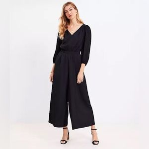 NEW Loft Drapey V-Neck Jumpsuit